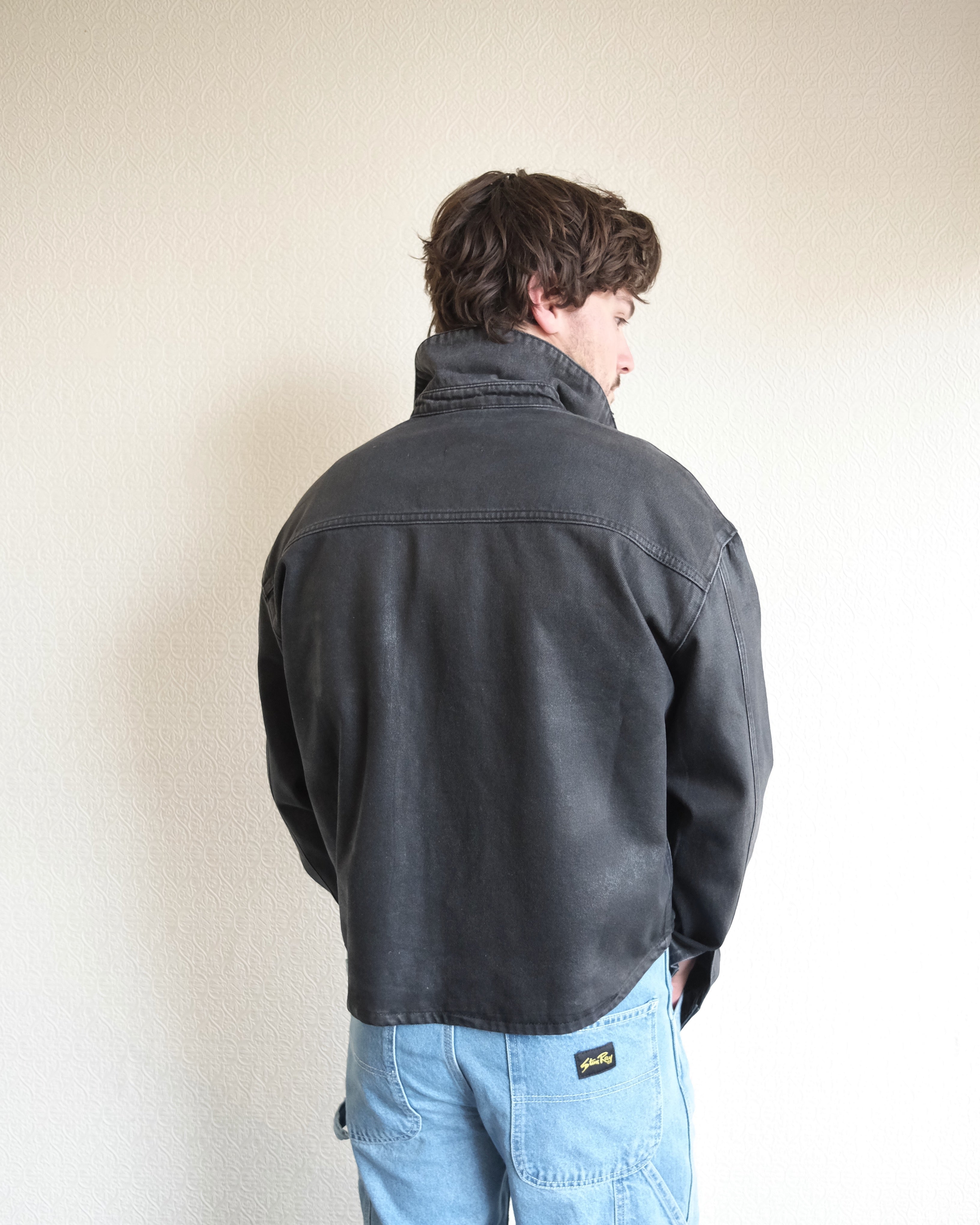 Syon Shirt Jacket, Black