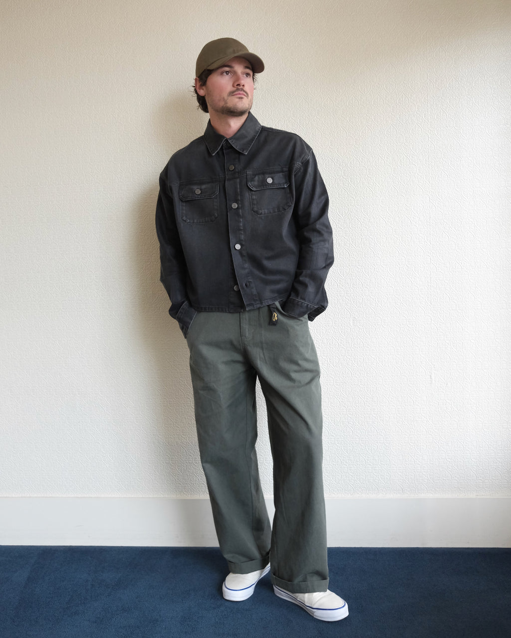 Syon Shirt Jacket, Black