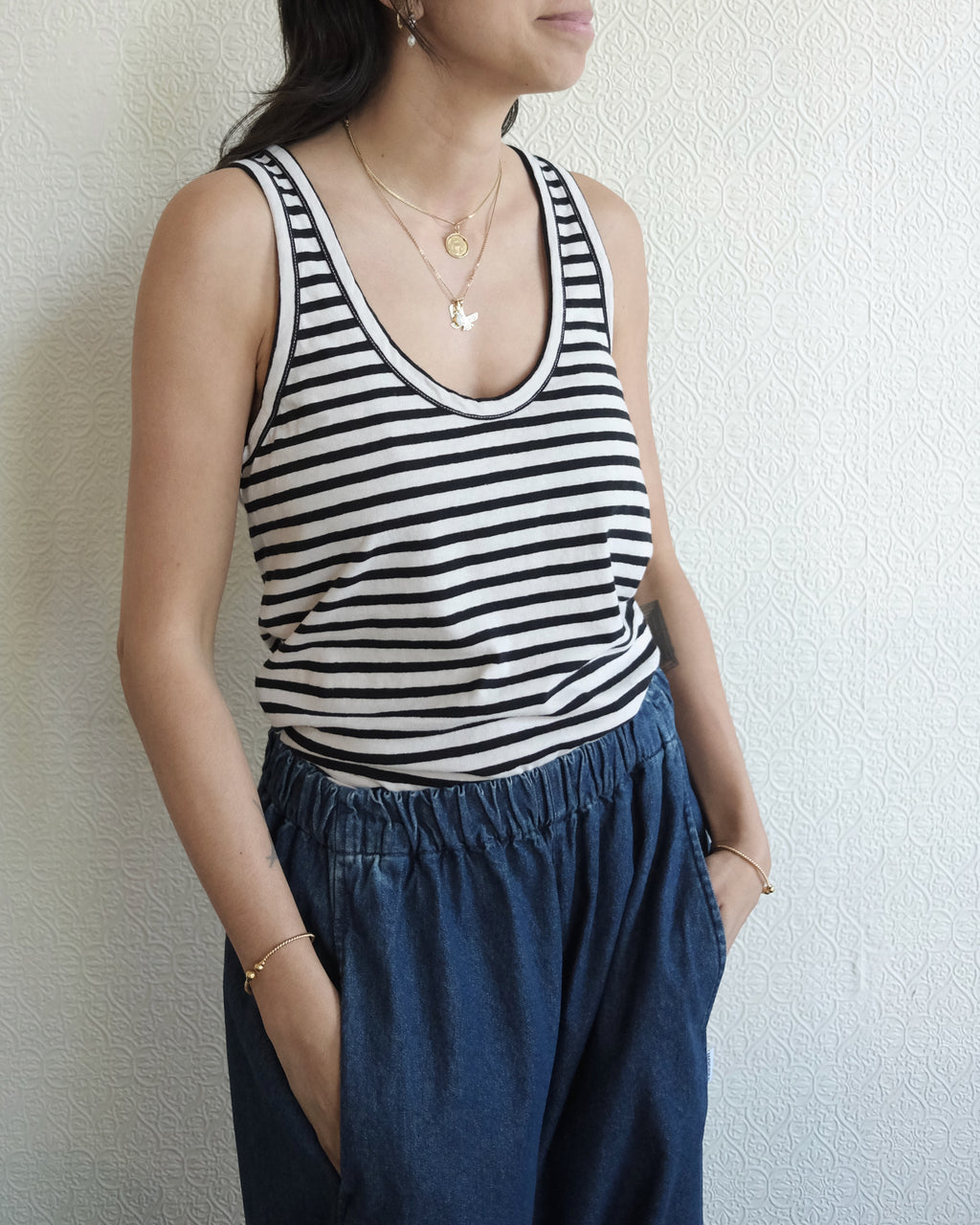 Dili Top, Stripes