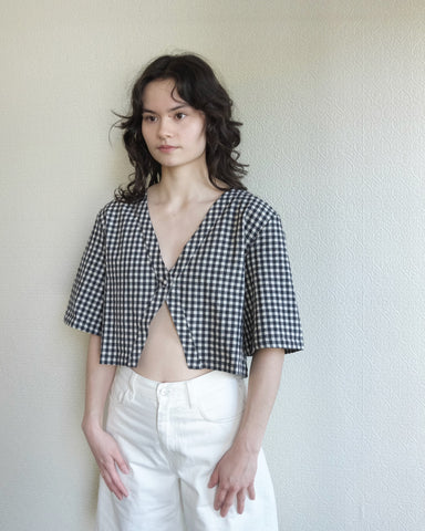 Reishi Top, Gingham