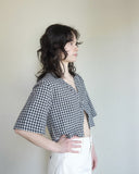 Reishi Top, Gingham