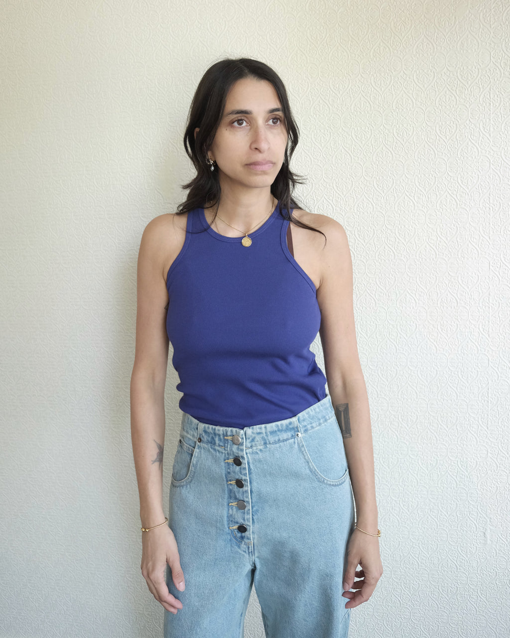 Wing Tank, Cobalt Blue