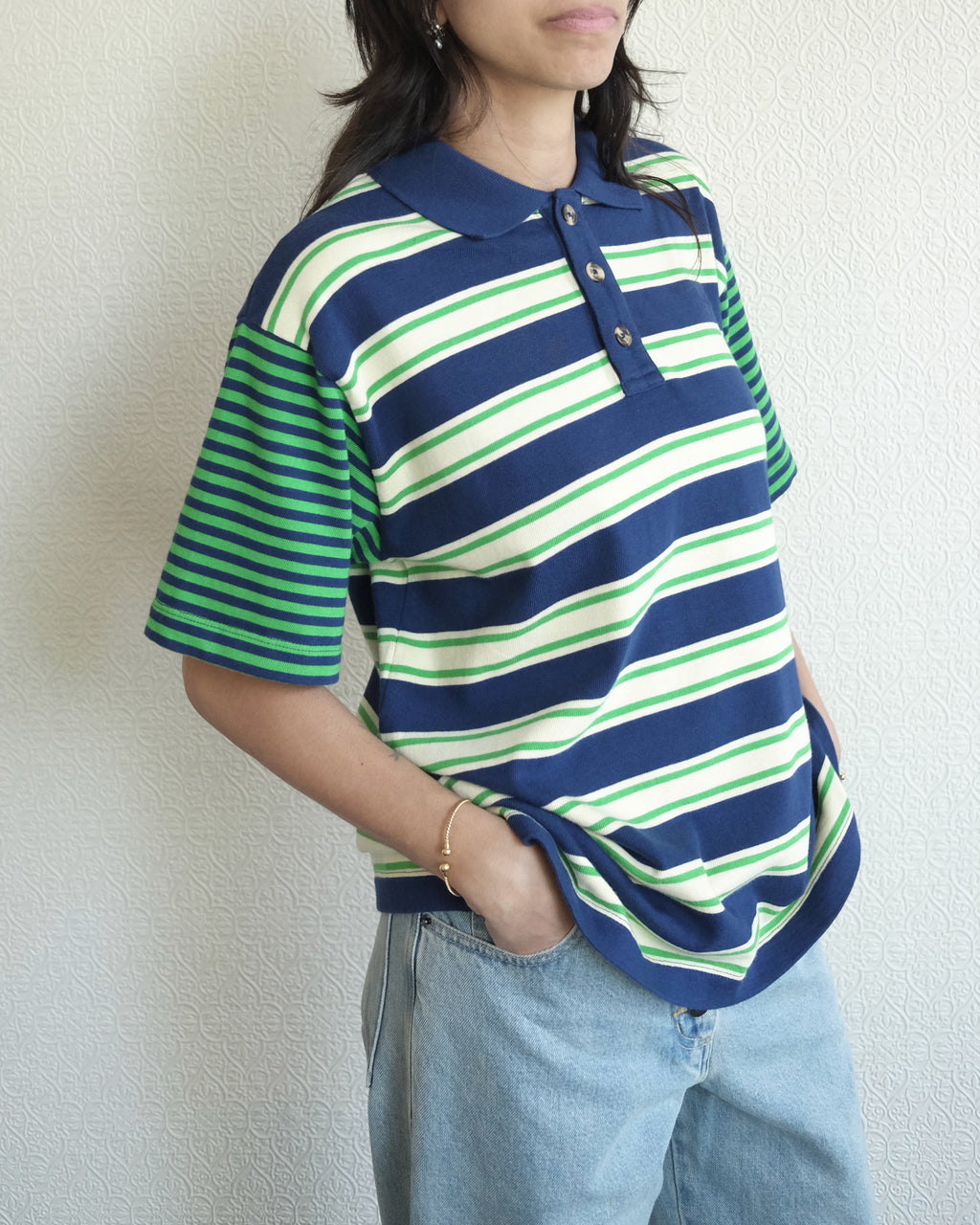 Zia Rugby Shirt, Mixed Stripes