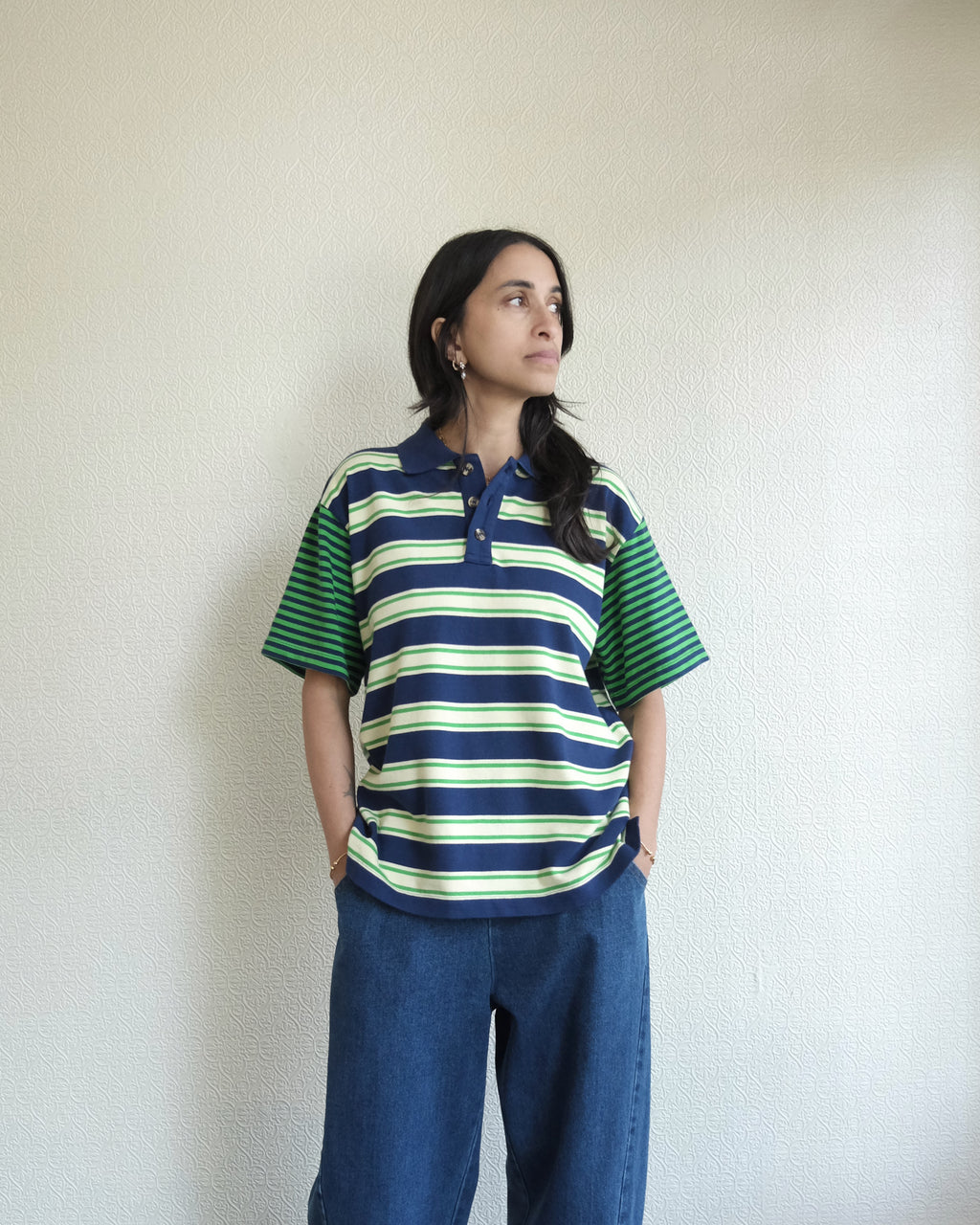 Zia Rugby Shirt, Mixed Stripes