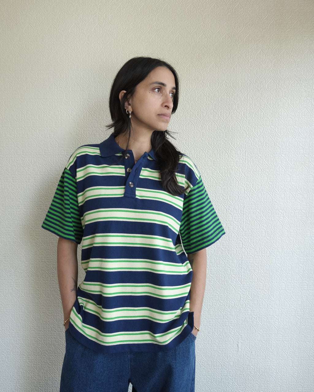 Zia Rugby Shirt, Mixed Stripes