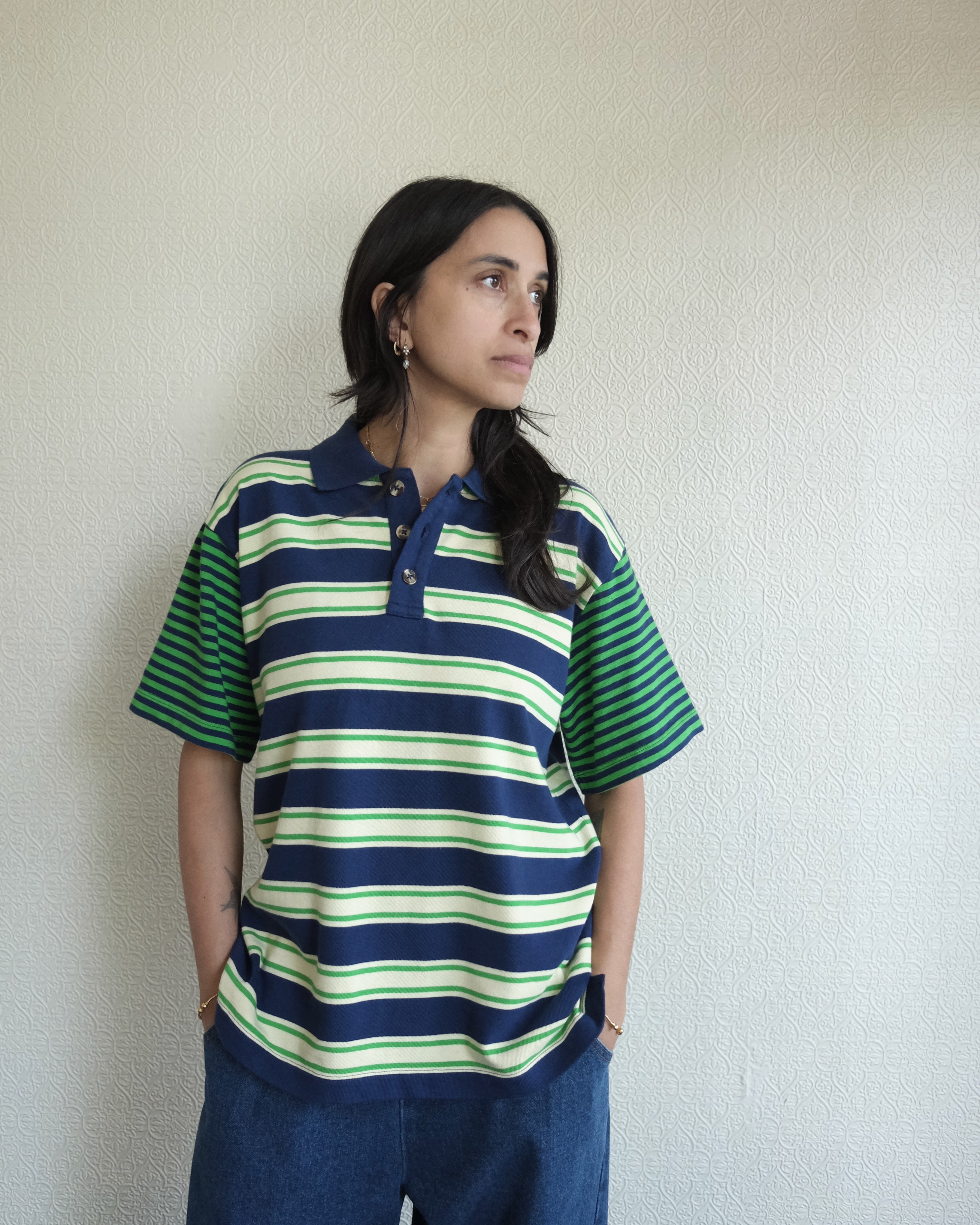 Zia Rugby Shirt, Mixed Stripes