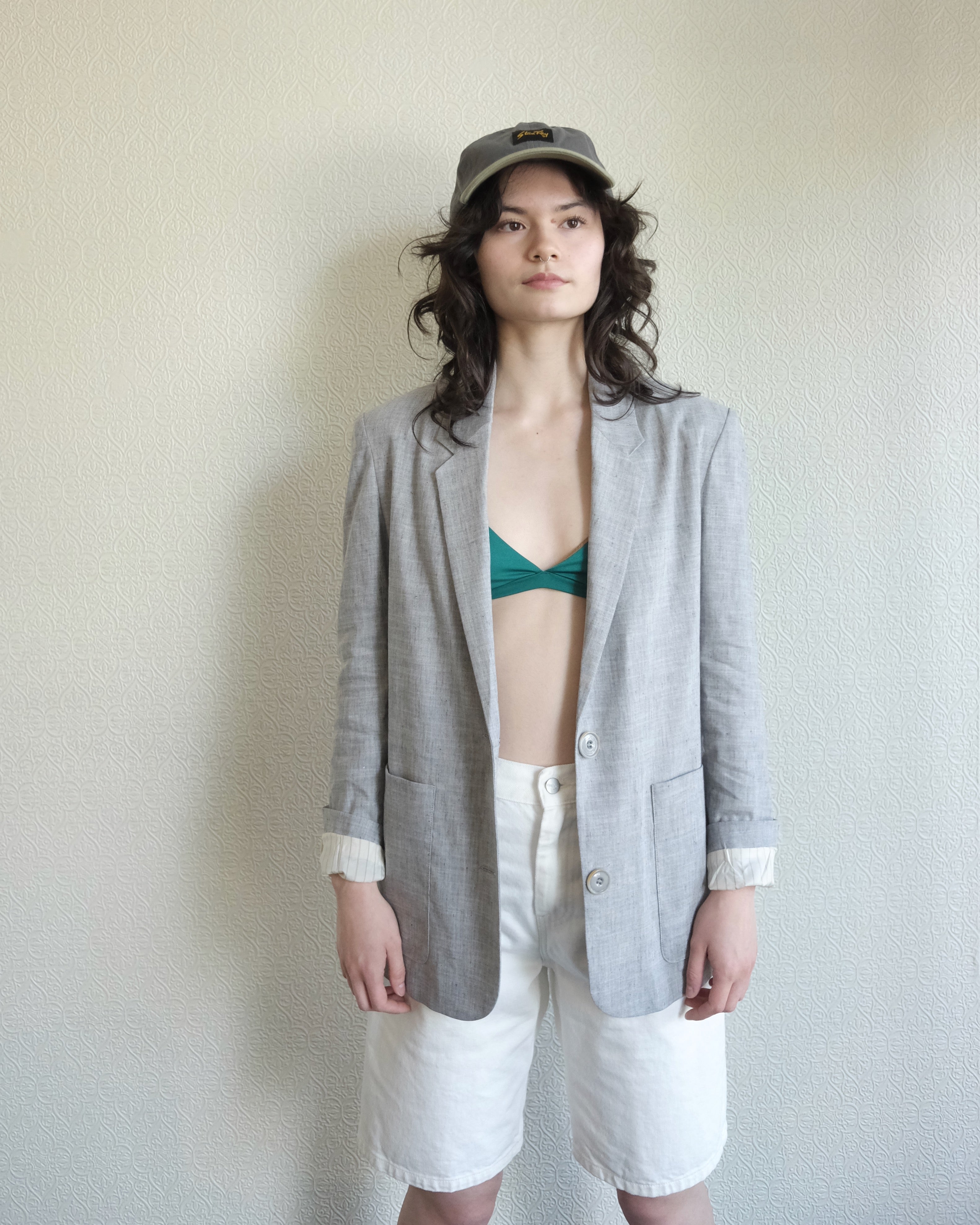 Fan Blazer, Grey