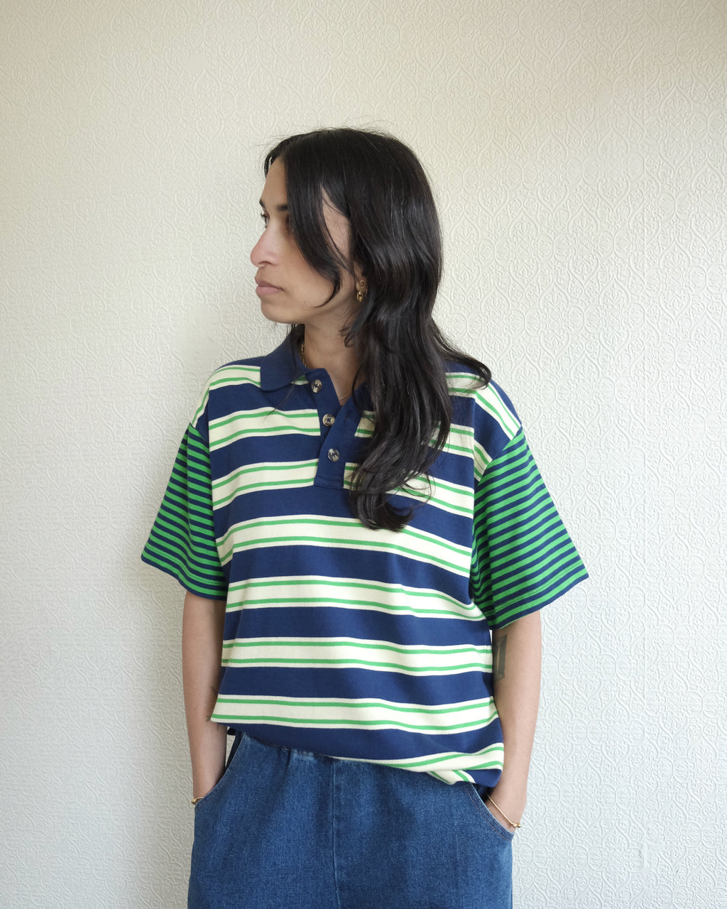 Zia Rugby Shirt, Mixed Stripes