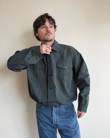 Silva Jacket, Dark Green Canvas