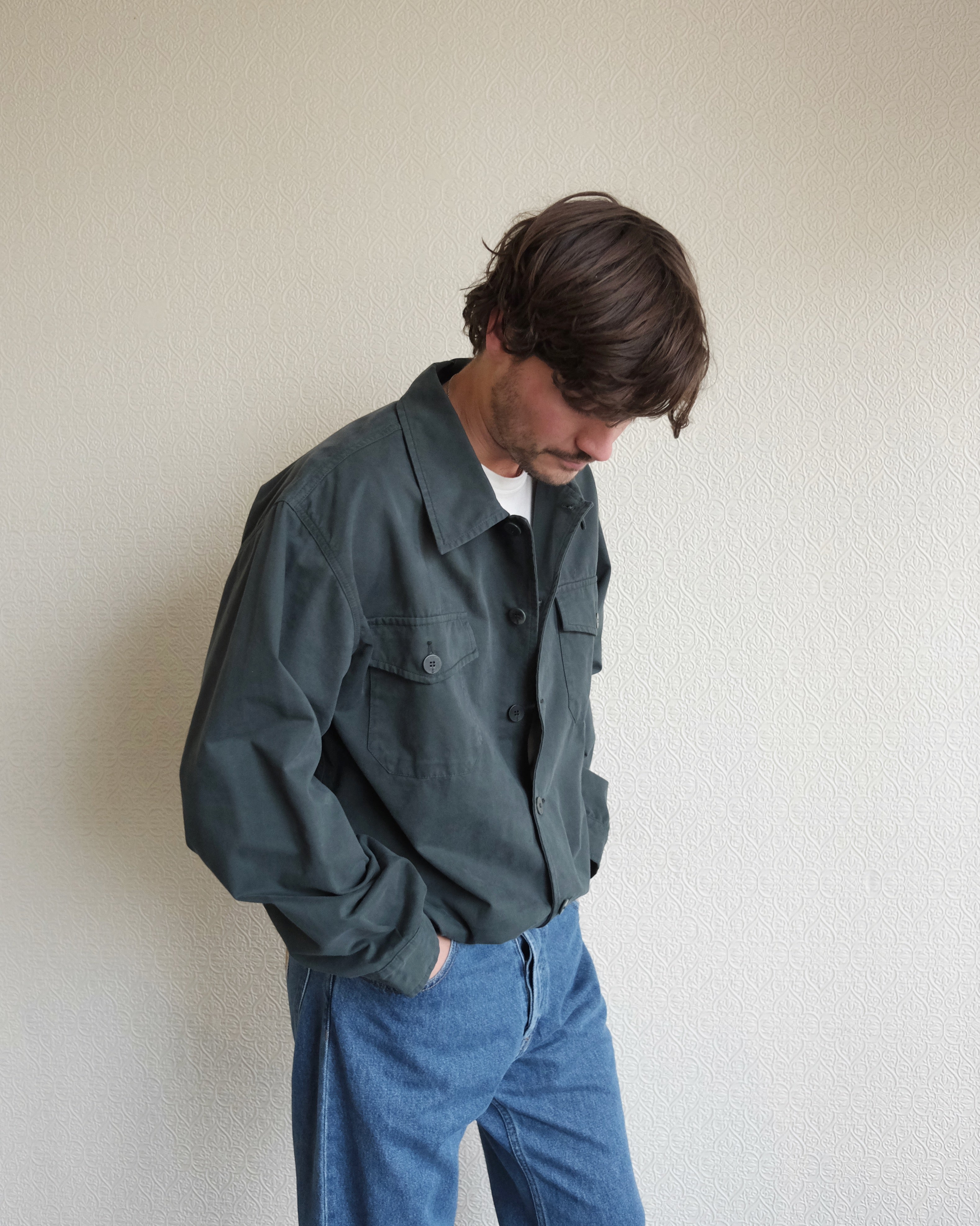 Silva Jacket, Dark Green Canvas