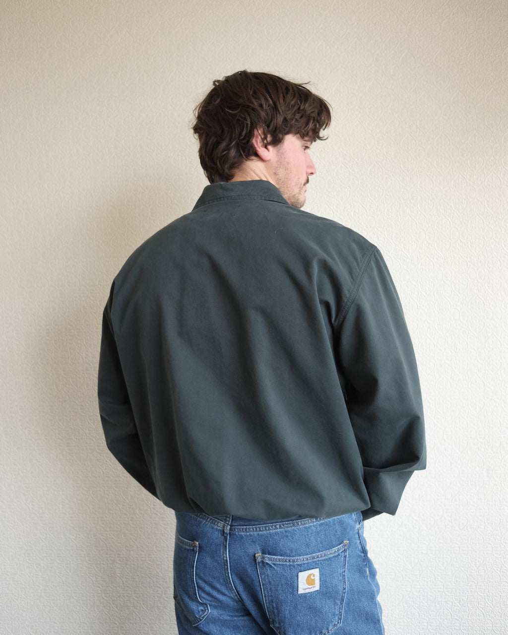 Silva Jacket, Dark Green Canvas