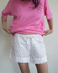 Harrieta Short, Cream Floral