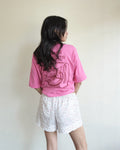 Harrieta Short, Cream Floral