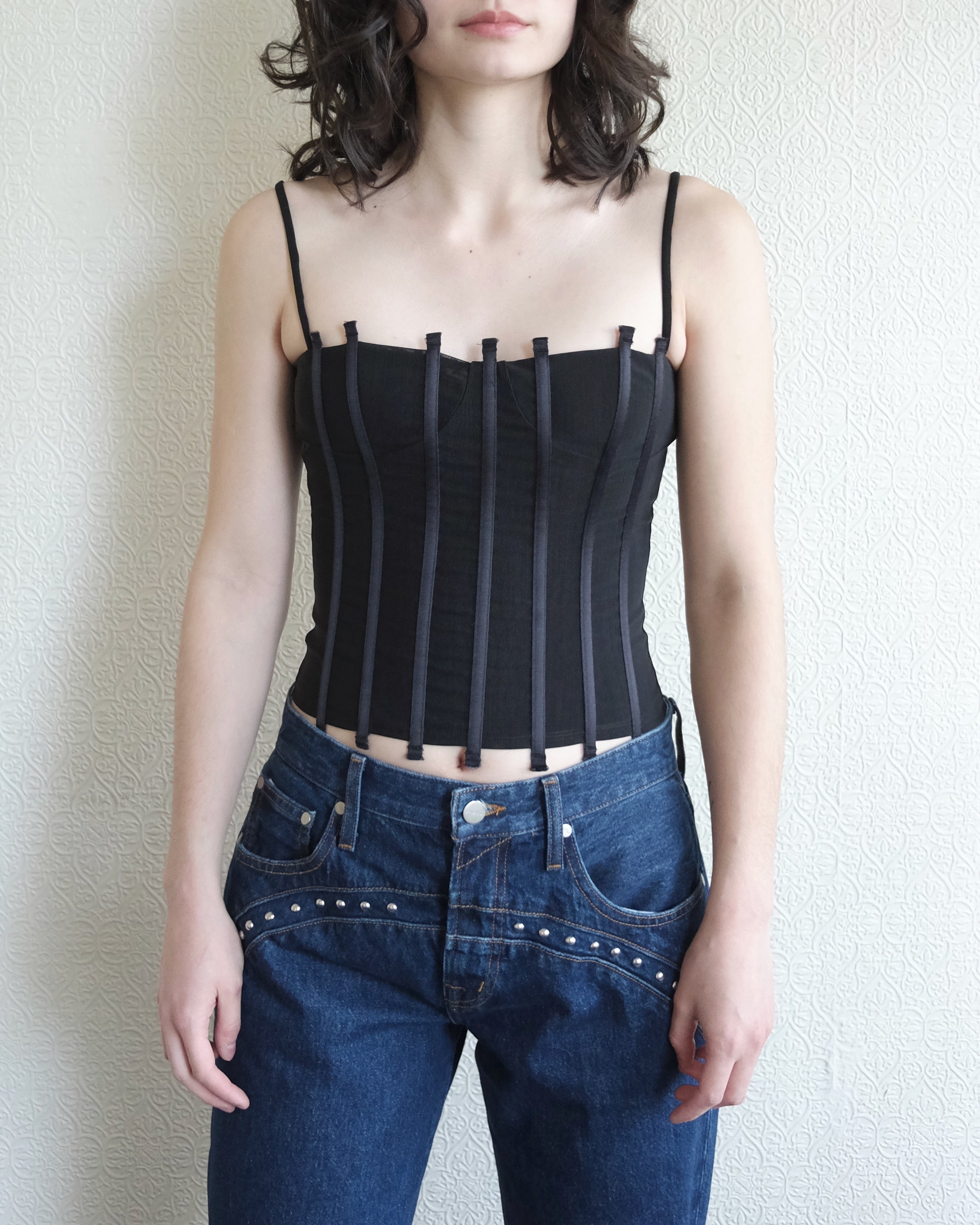 MIAOU Lila Corset, Black