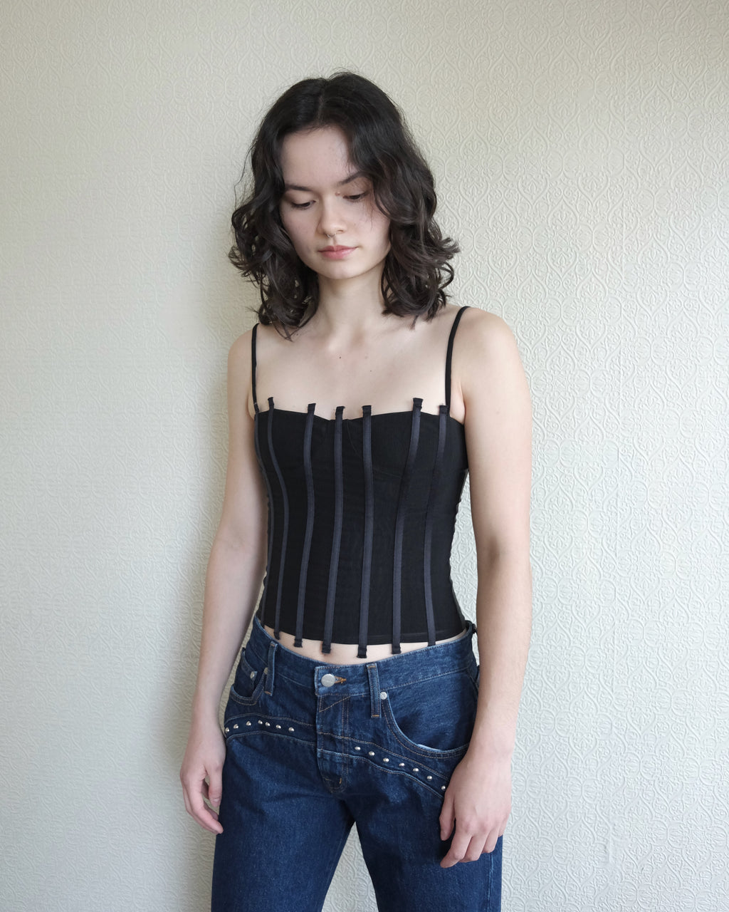 MIAOU Lila Corset, Black