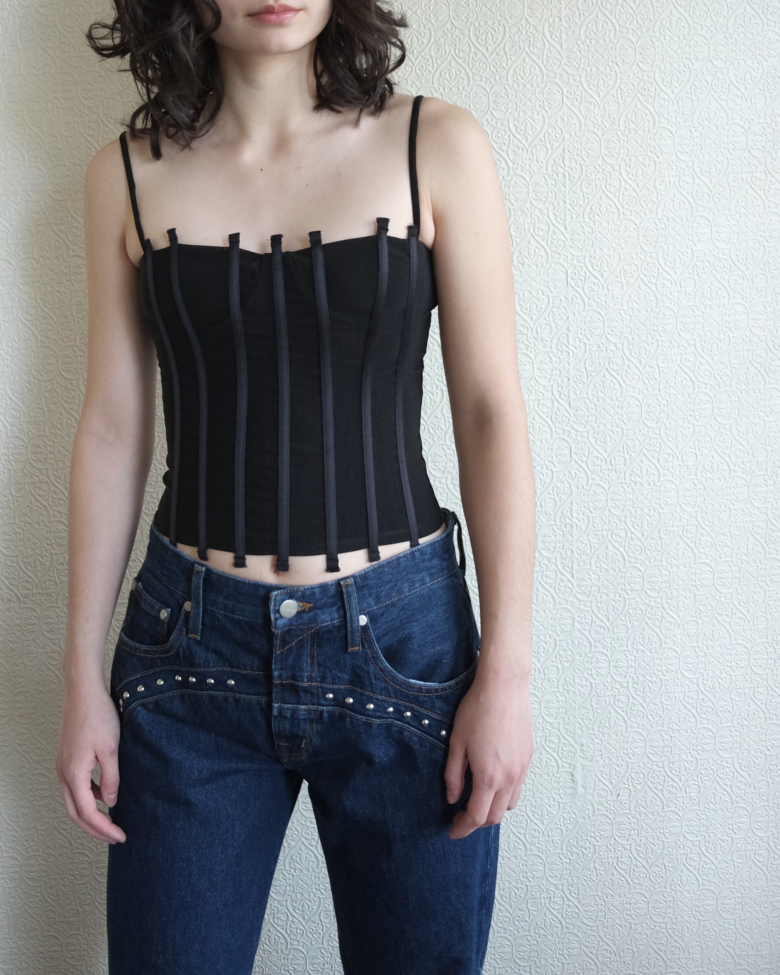 MIAOU Lila Corset, Black