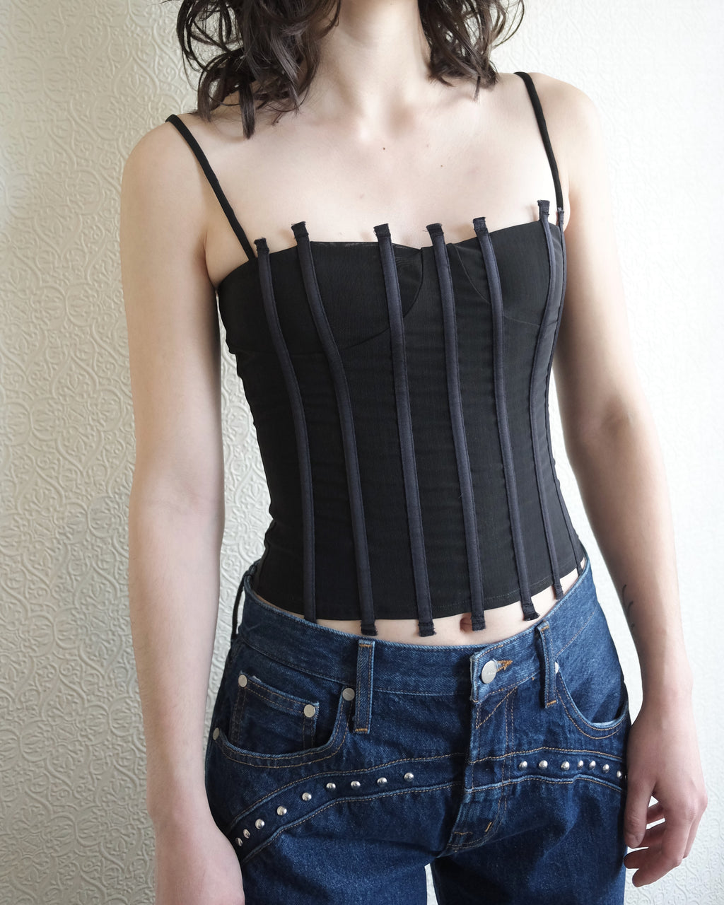 MIAOU Lila Corset, Black