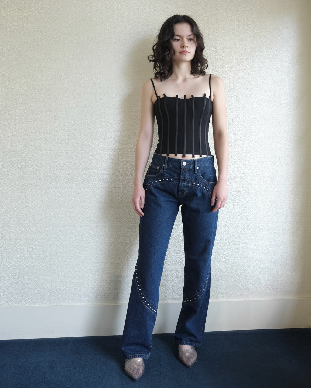 MIAOU Ryleigh Jeans, Dark Navy Wash