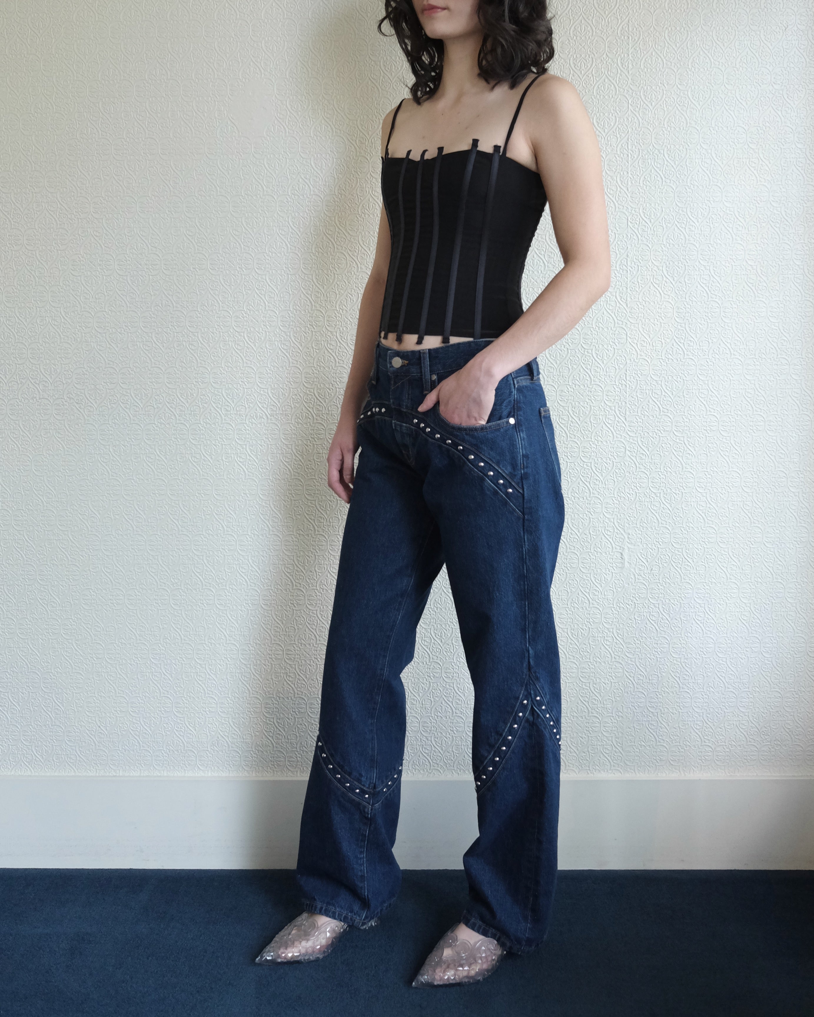MIAOU Ryleigh Jeans, Dark Navy Wash