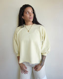 Fond Sweatshirt, Pale Yellow