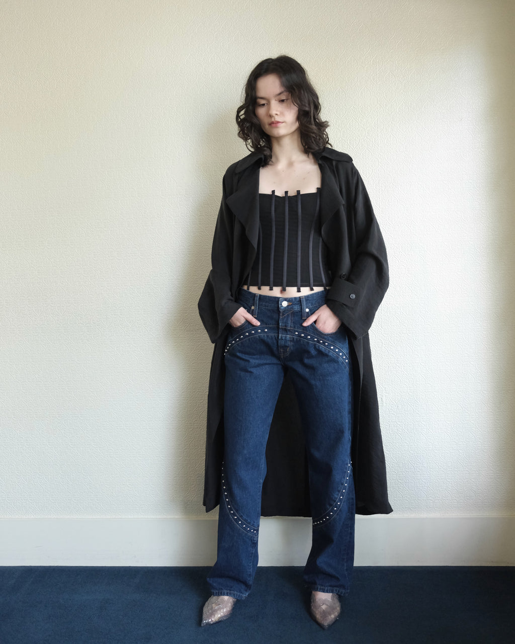 MIAOU Ryleigh Jeans, Dark Navy Wash