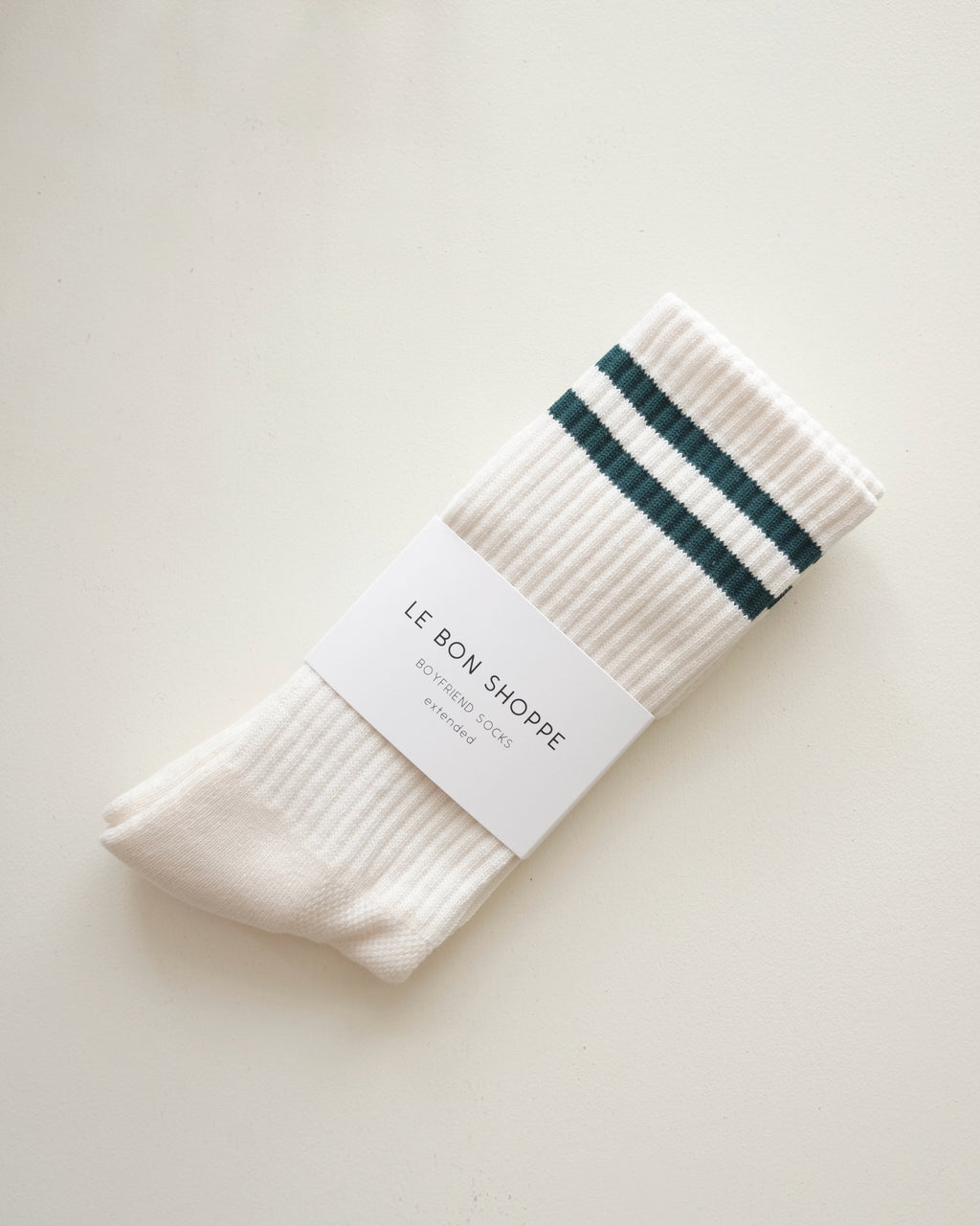 MENS Boyfriend Socks, Parchment
