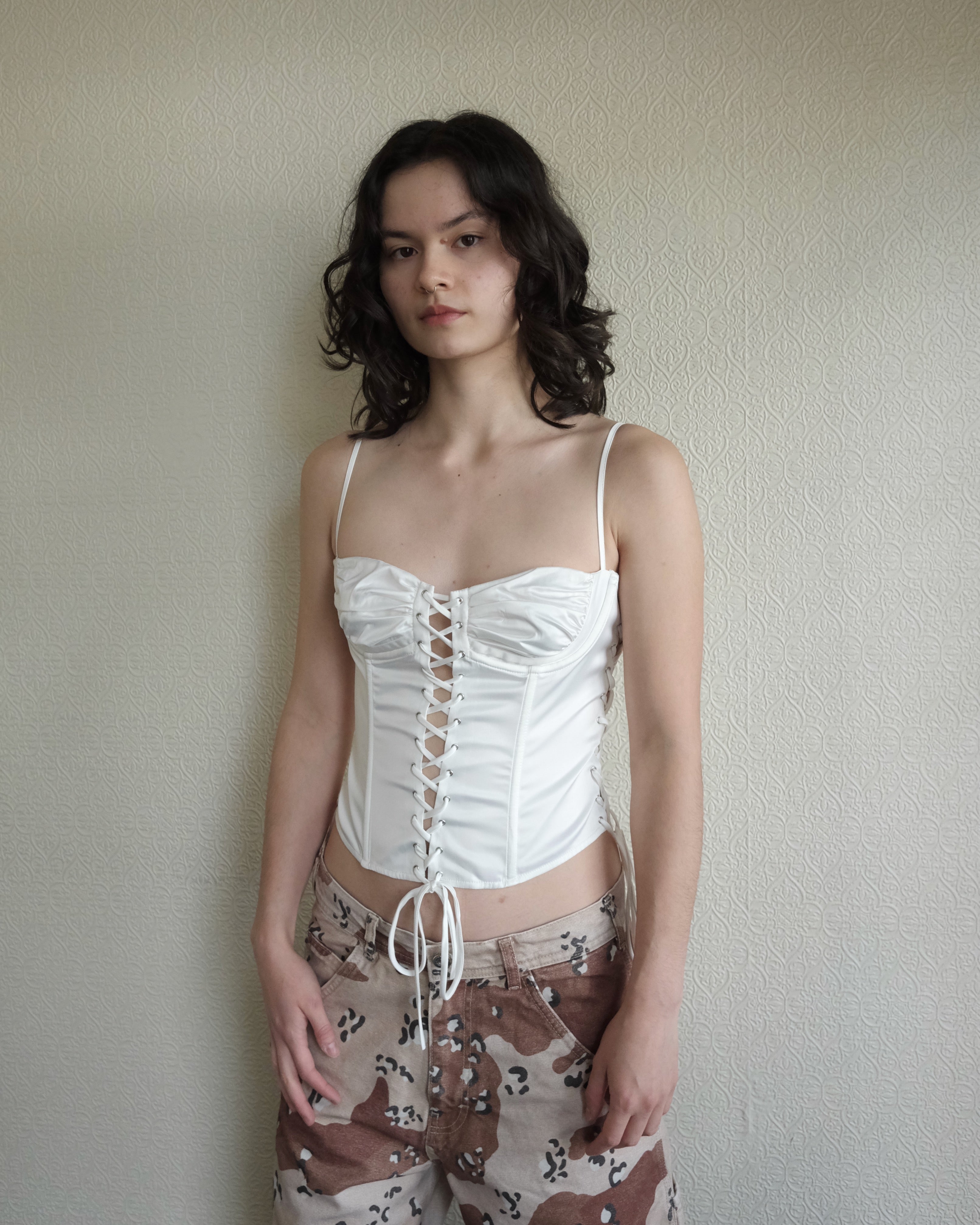 MIAOU Delaney Corset, White