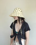 Sun Hat, Yellow Dot