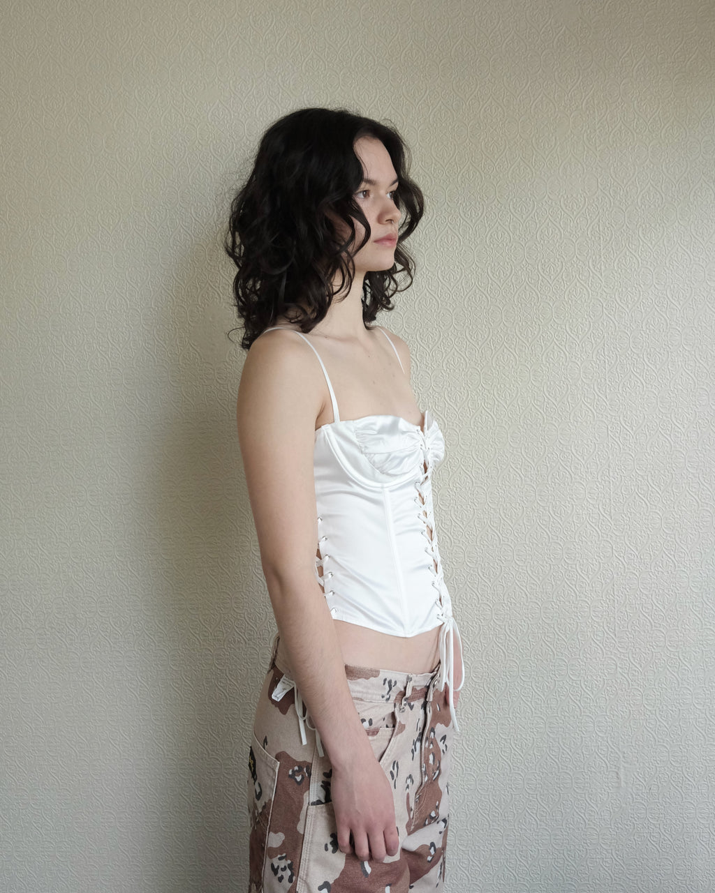 MIAOU Delaney Corset, White
