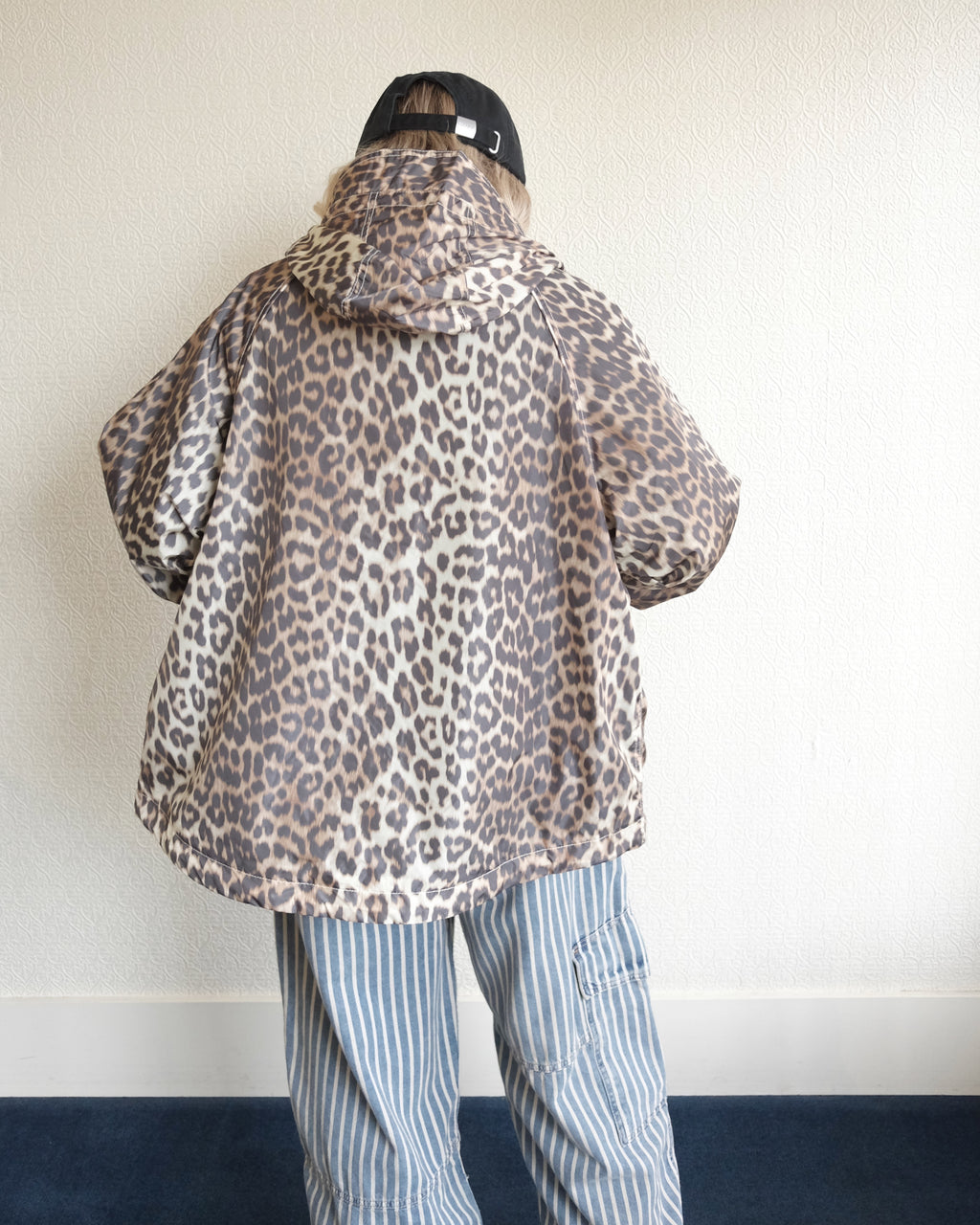 Flyweight Nylon Jacket, Leopard Print