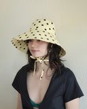 Sun Hat, Yellow Dot