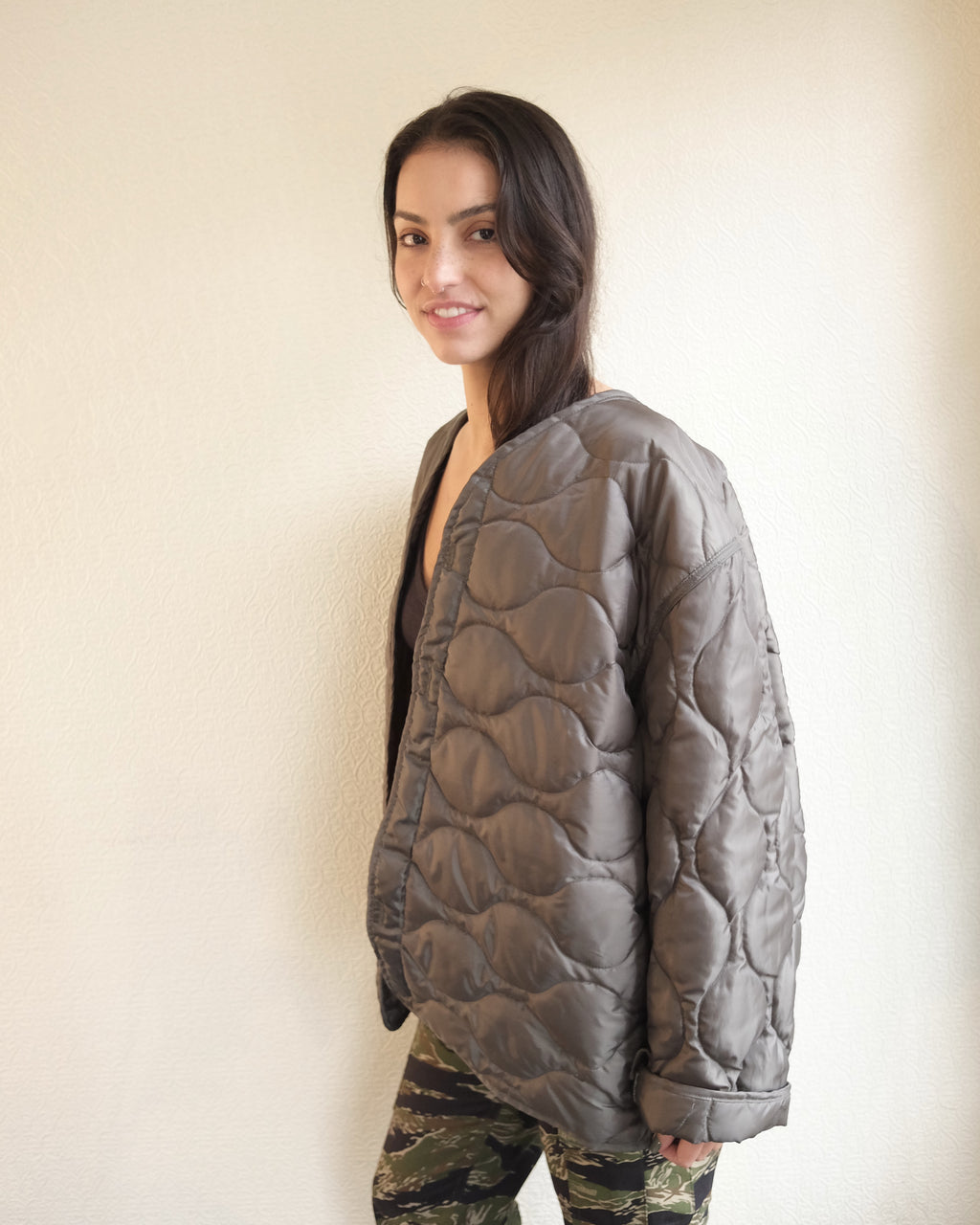 Vintage Military Liner, Olive