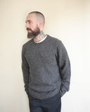 Thick Sweater, Black Fleck