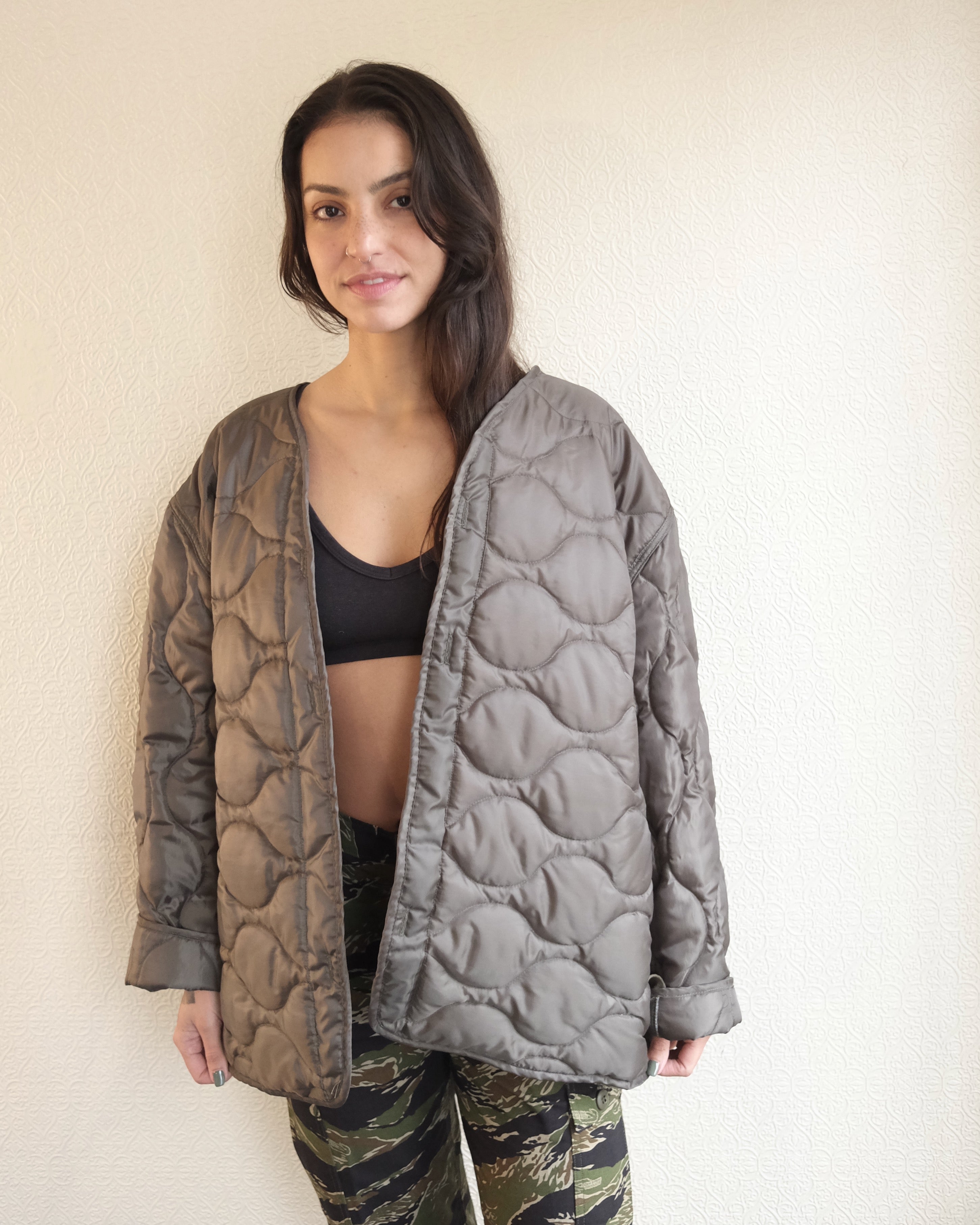 Vintage Military Liner, Olive