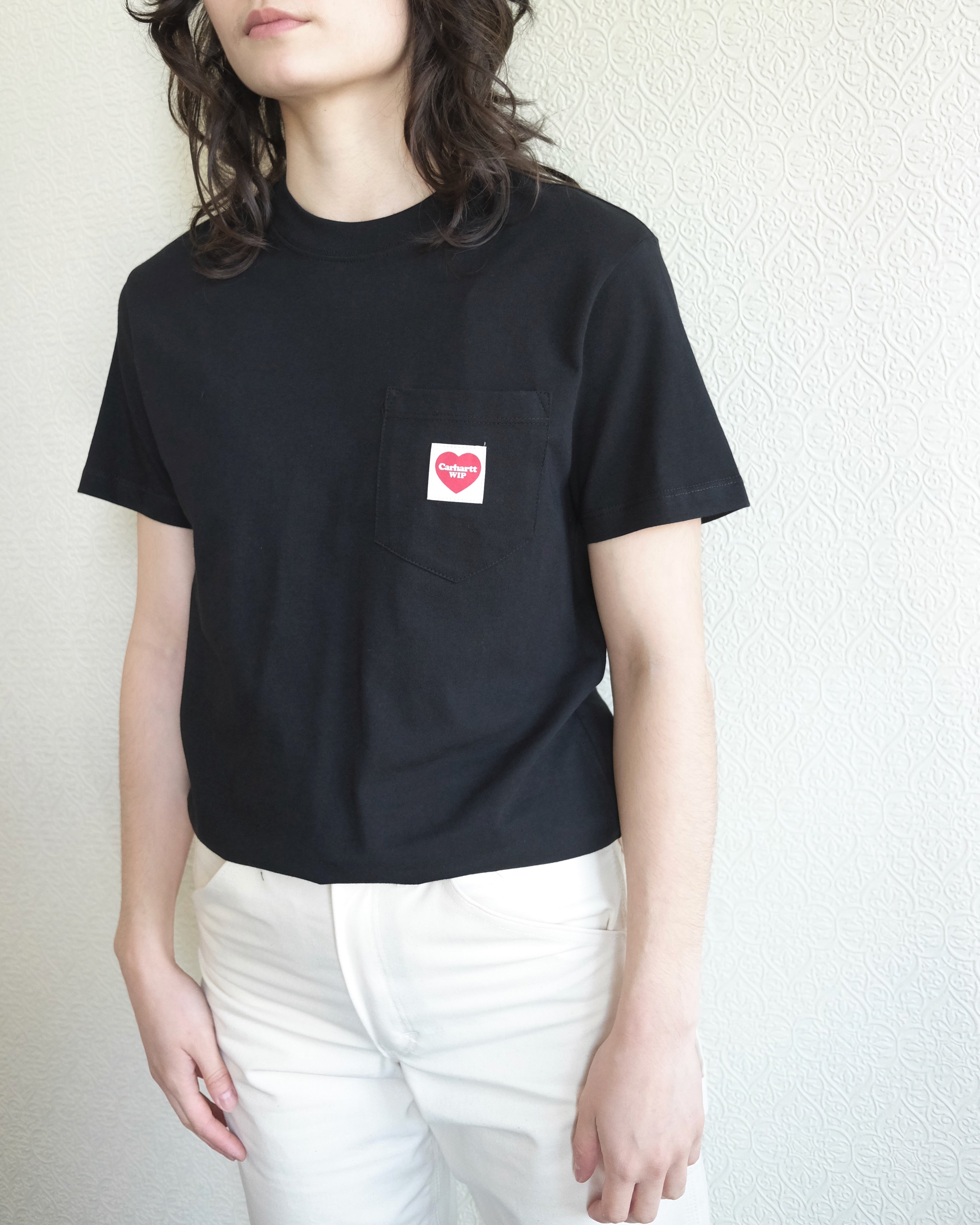 Pocket Heart Tee, Black