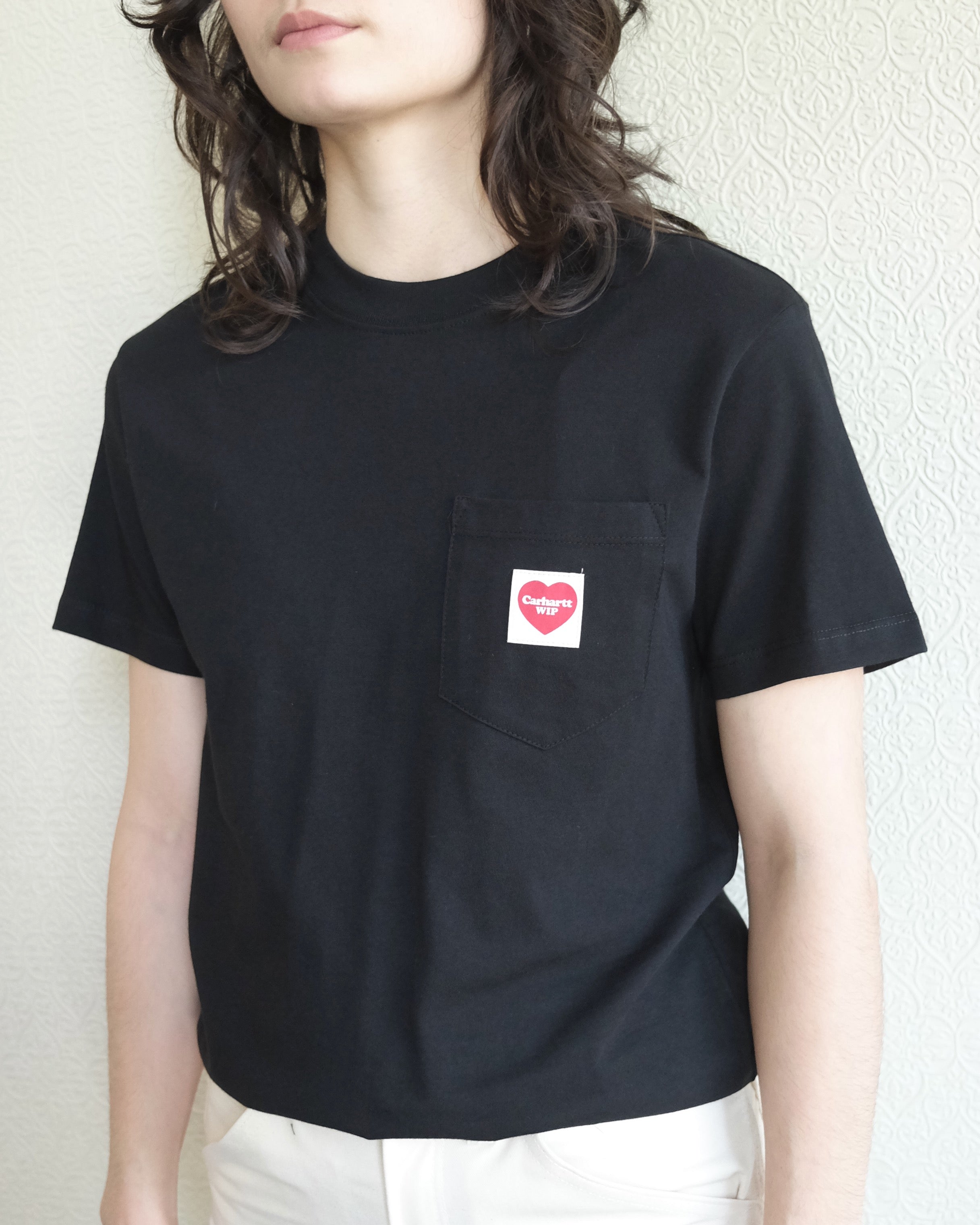 Pocket Heart Tee, Black