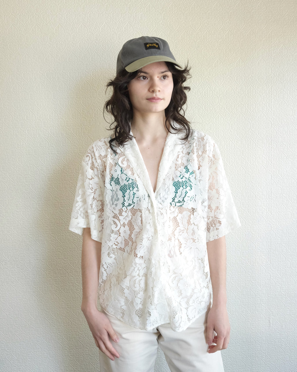 Romeo Top, Lanai White Lace