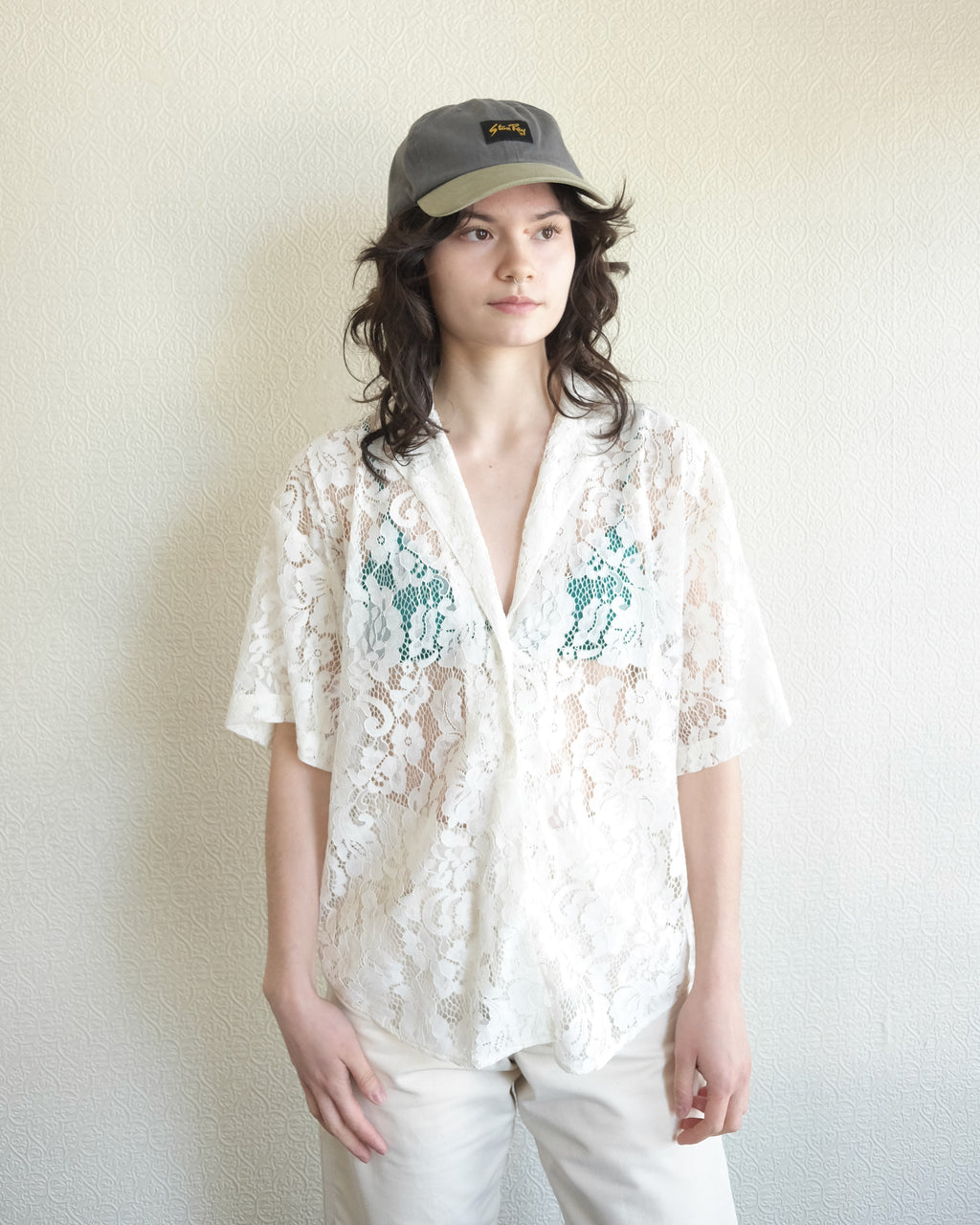 Romeo Top, Lanai White Lace