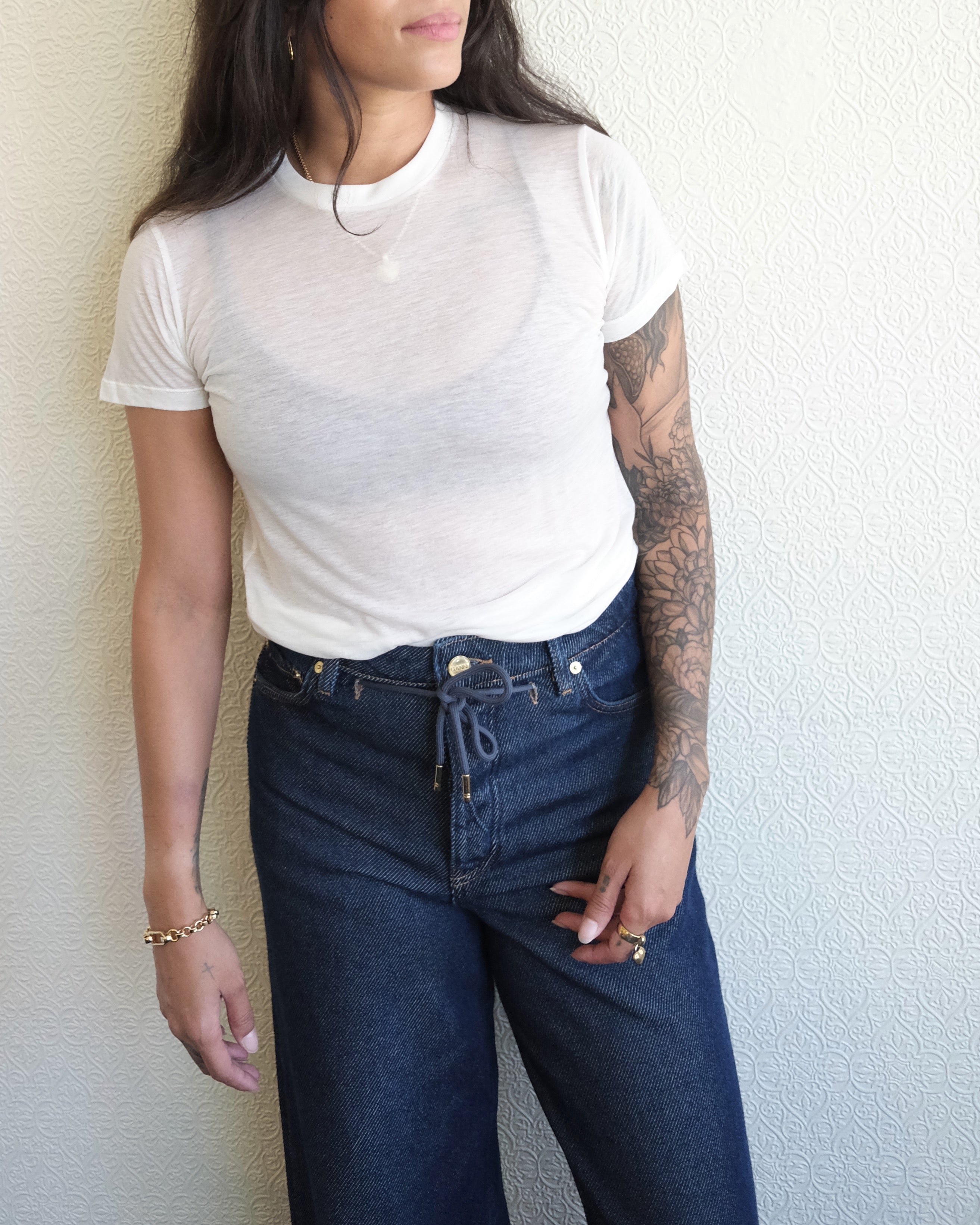 Lyocell Bamboo Tee, Undyed