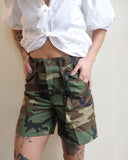 Red Label Woodland Camo Shorts
