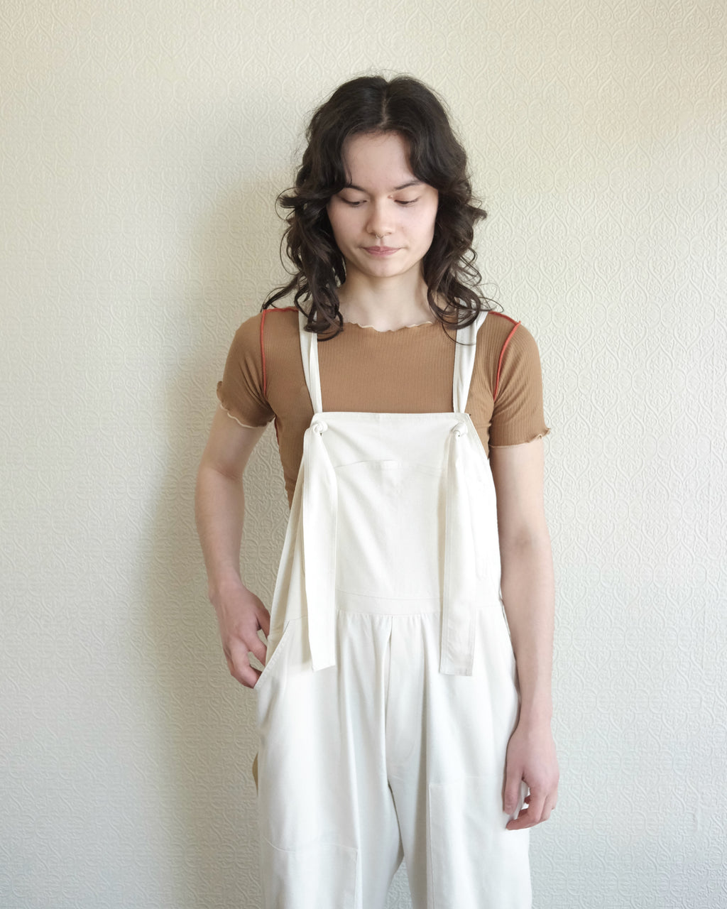 Gren Overall, Undyed Wild Silk
