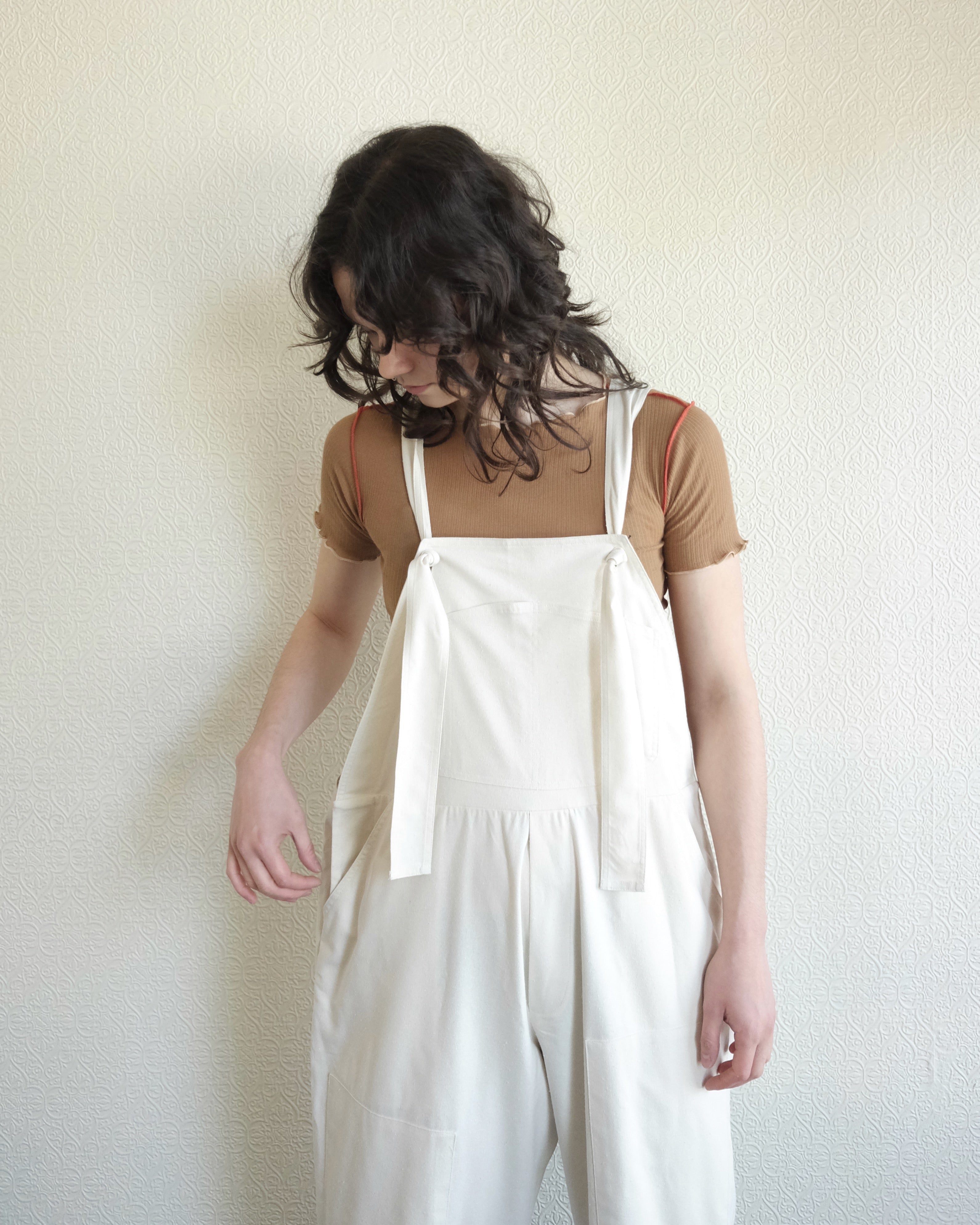 Gren Overall, Undyed Wild Silk