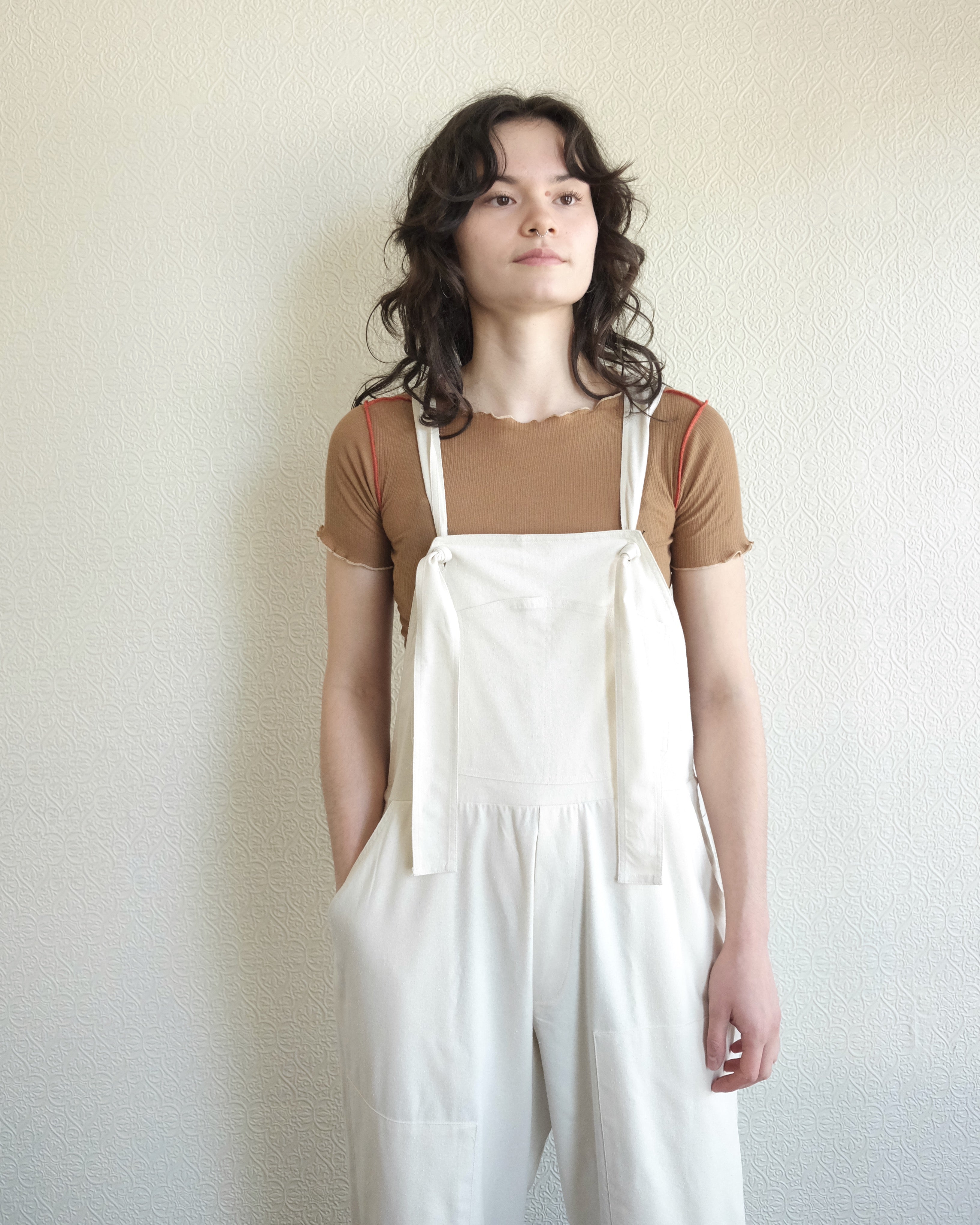 Gren Overall, Undyed Wild Silk