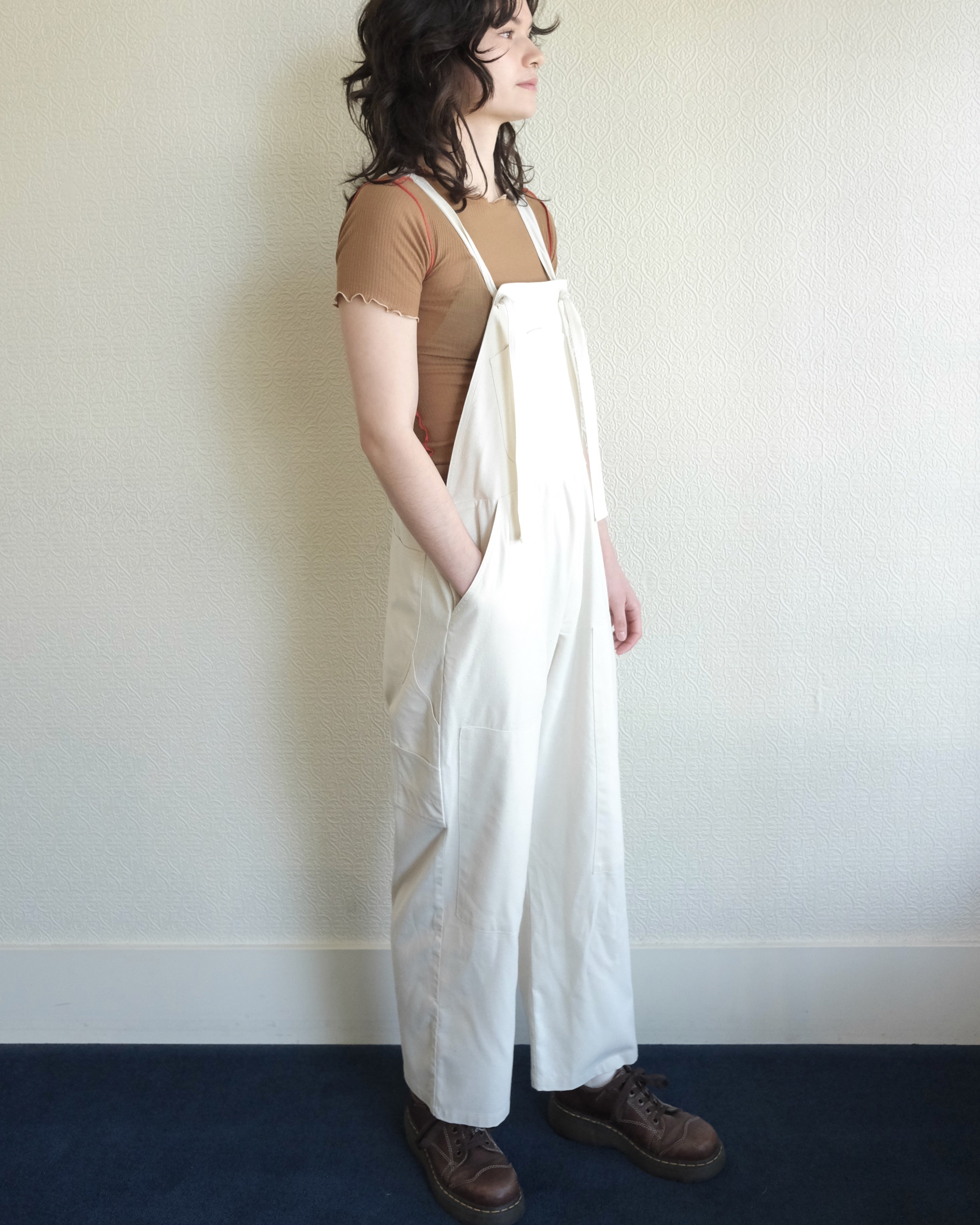 Gren Overall, Undyed Wild Silk