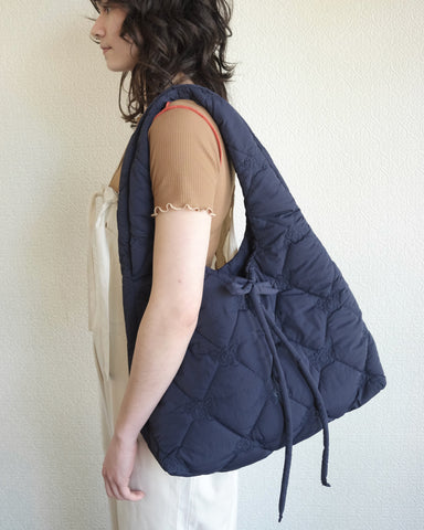 Roisin Quilted Bag, Navy