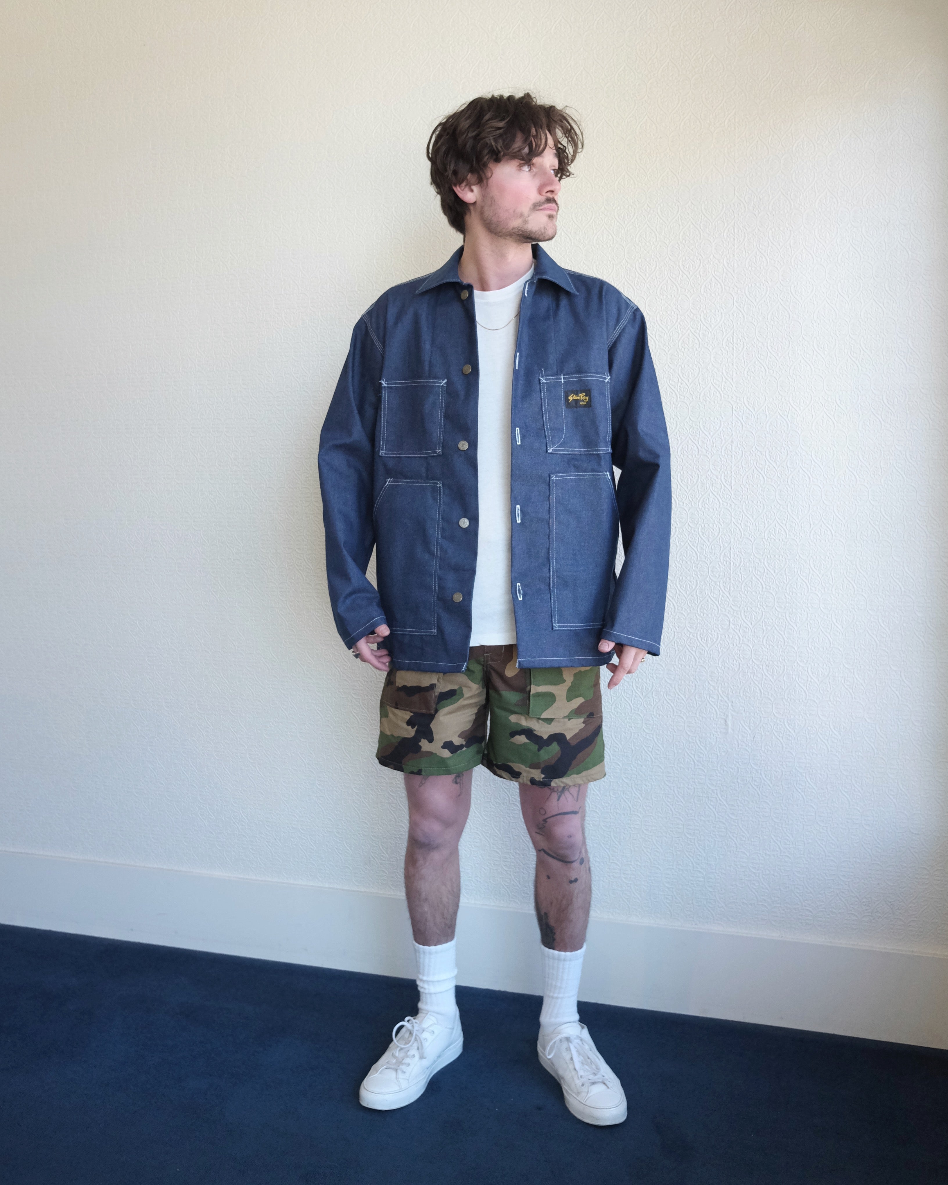 Red Label Woodland Camo Shorts