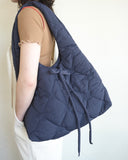 Roisin Quilted Bag, Navy