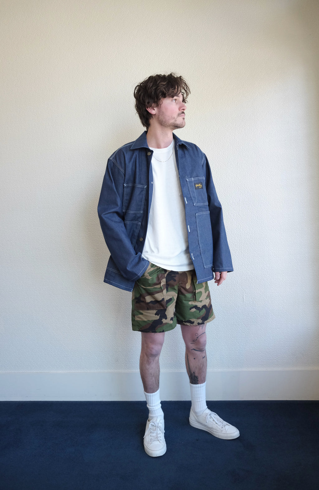 Red Label Woodland Camo Shorts