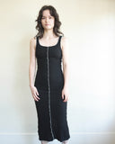 Muse Dress, Wavy Black