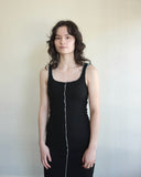 Muse Dress, Wavy Black